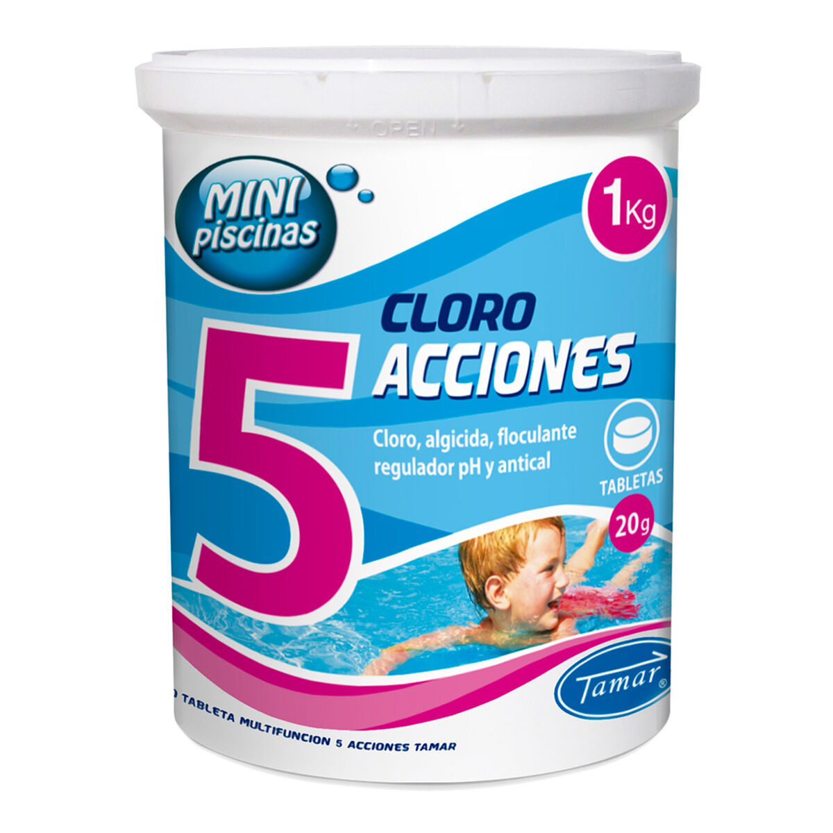 Chlorine Tamar Multifunction 1 kg Tablets-0