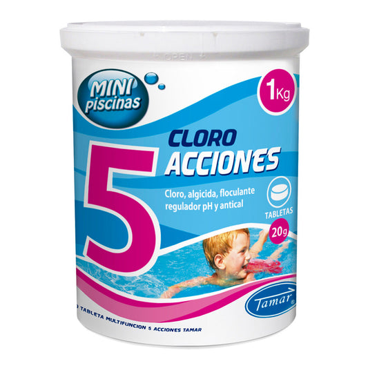 Chlorine Tamar Multifunction 1 kg Tablets-0